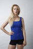 Crinkle Lycra Wide Strap Tank