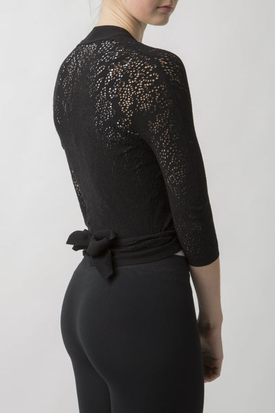 Jacquard Knit Ballet Wrap